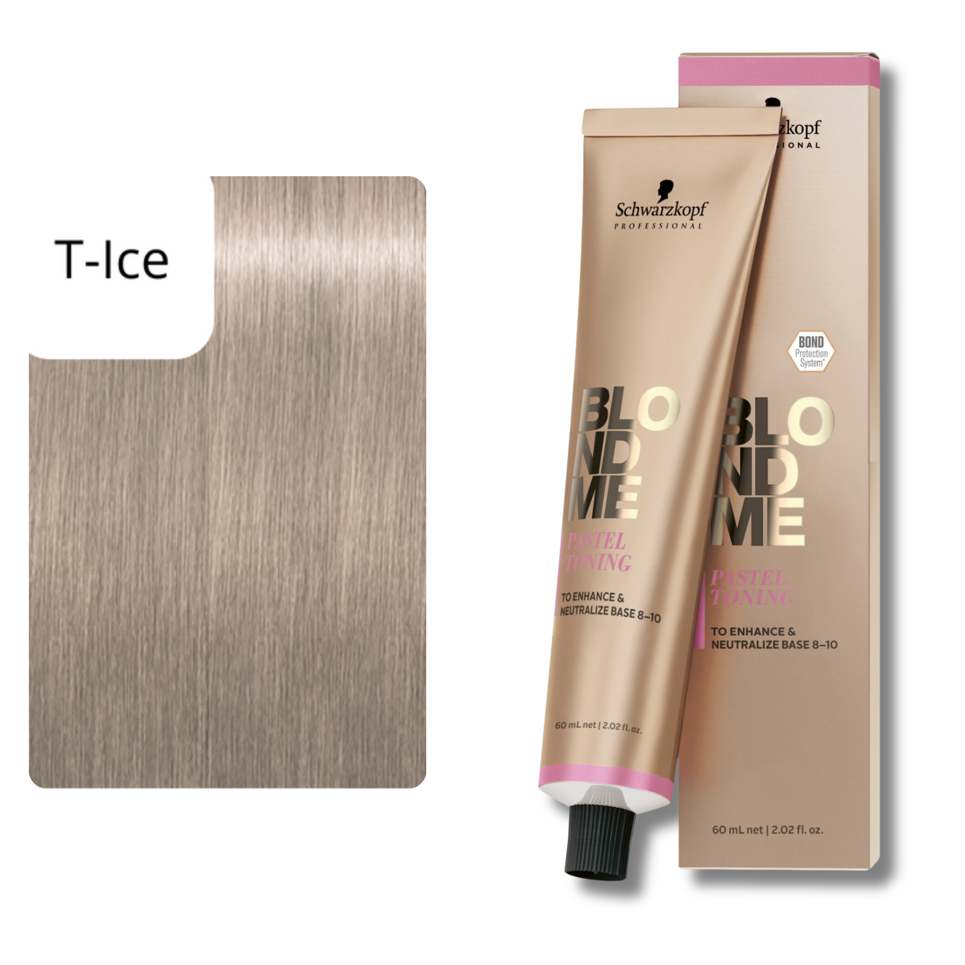 CT-12366_Schwarzkopf Professional BLONDME BOND ENFORCING Pastel Toning Haarfarbe - T-Ice