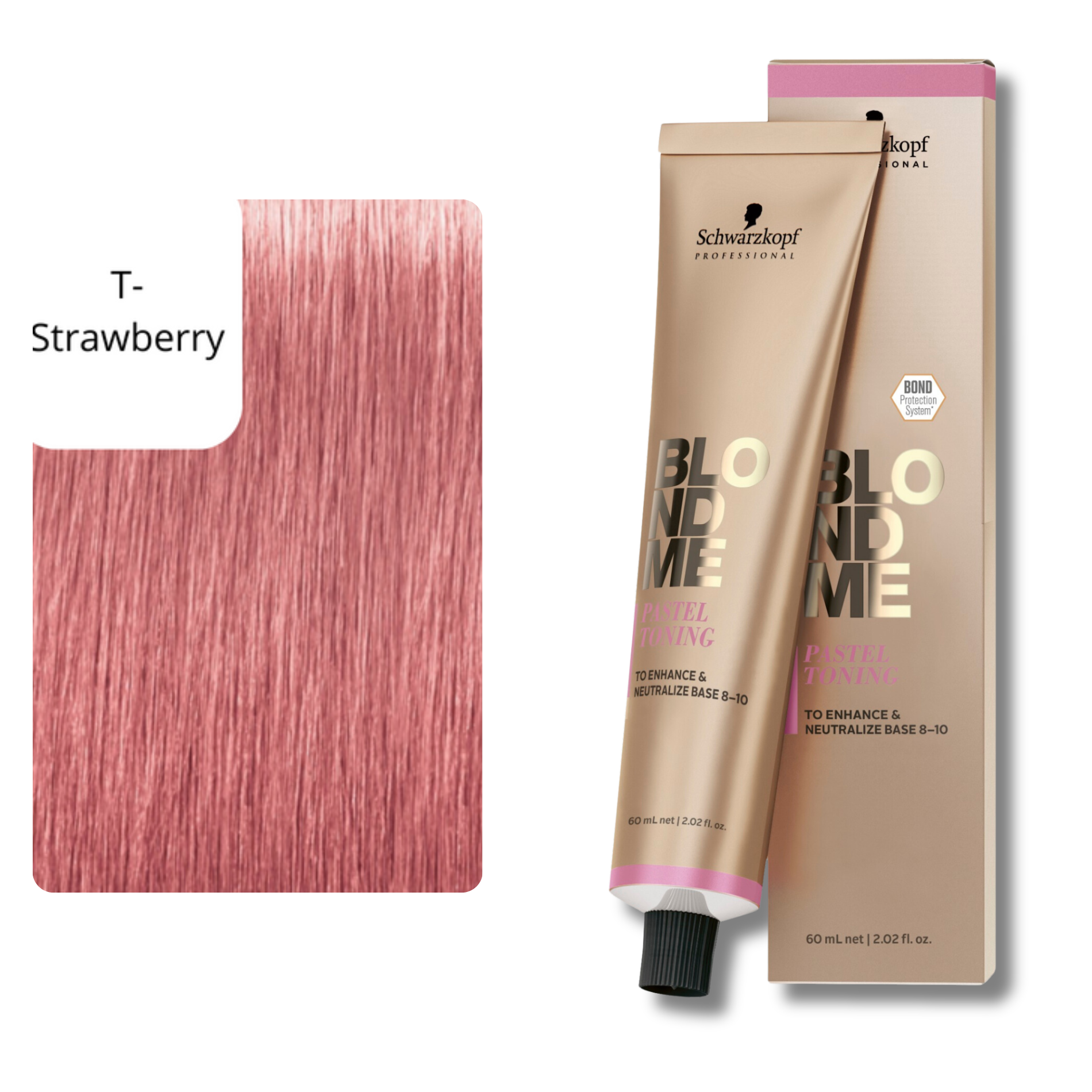 CT-12366.2_Schwarzkopf Professional BLONDME BOND ENFORCING Pastel Toning Haarfarbe - T-Strawberry