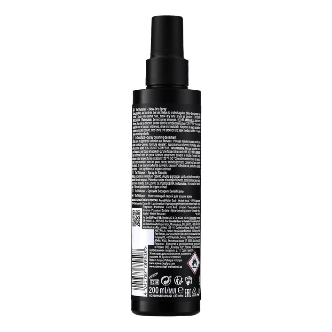 Schwarzkopf Professional SESSION LABEL The Thickener Blow Dry Spray