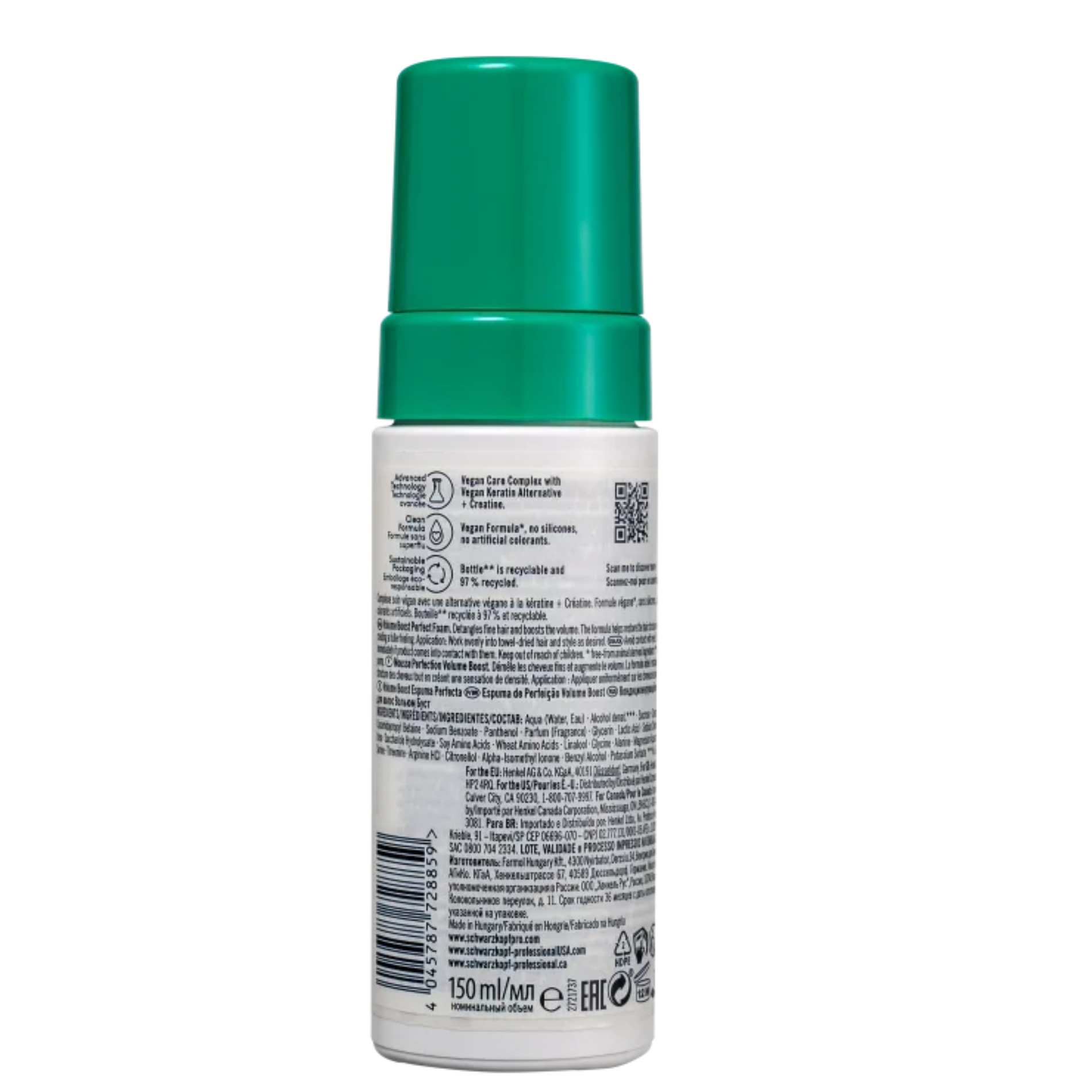 Schwarzkopf Professional BC Bonacure Volume Boost Perfect Foam - 150 ml