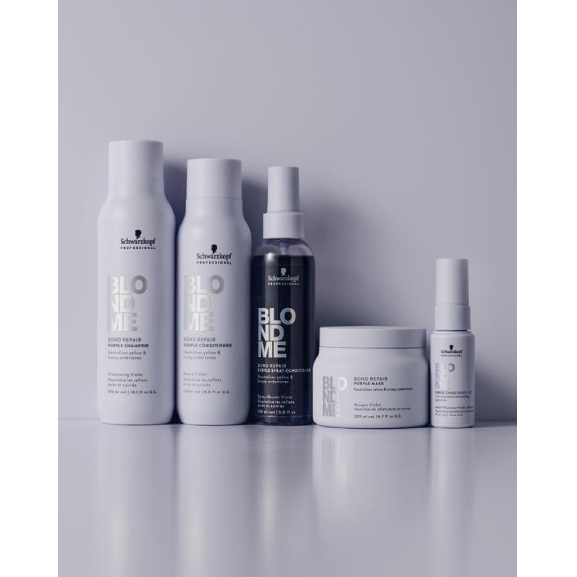 Schwarzkopf Professional BLONDME Bond Repair Lila Mask