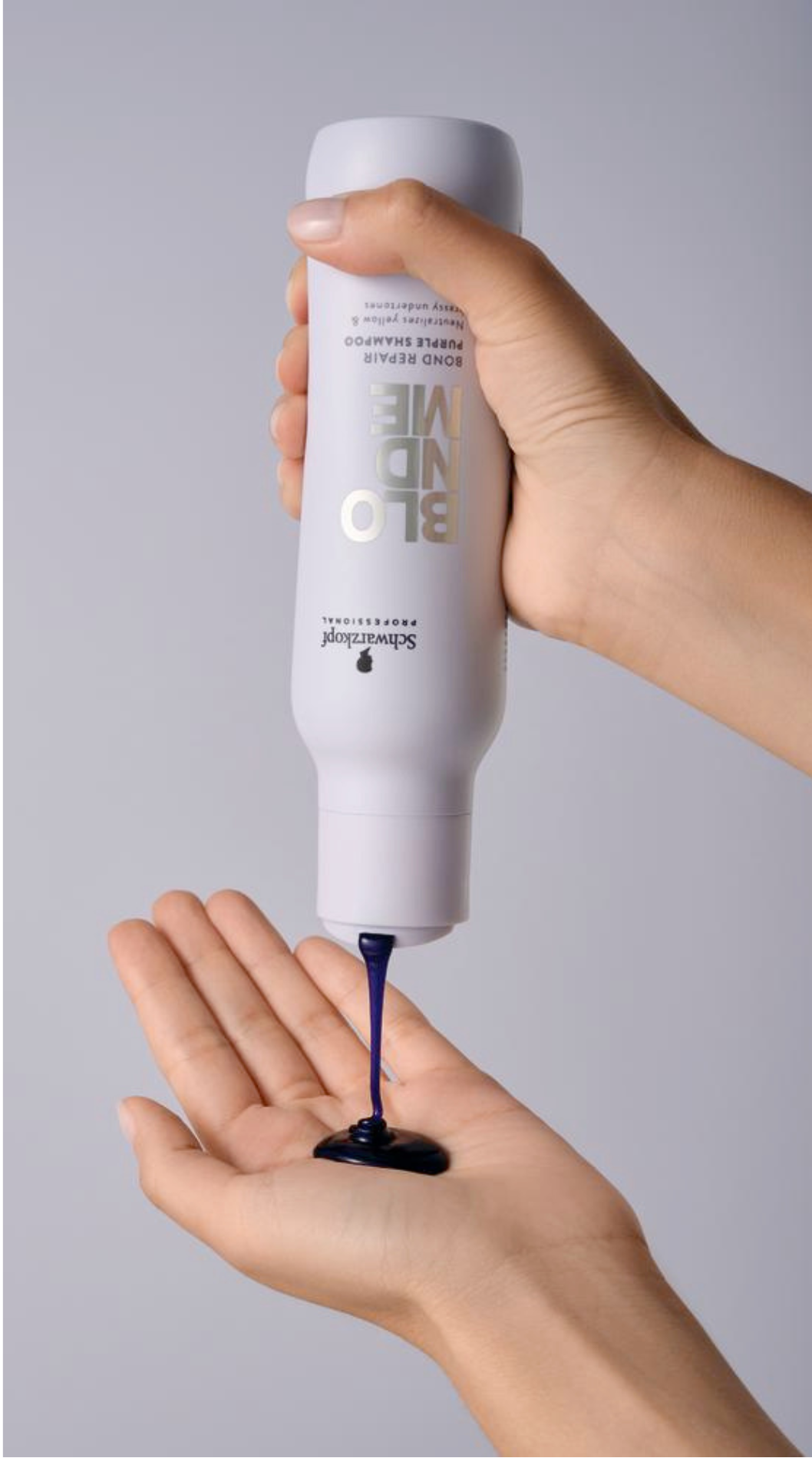 Schwarzkopf Professional BLONDME Bond Repair Lila Shampoo