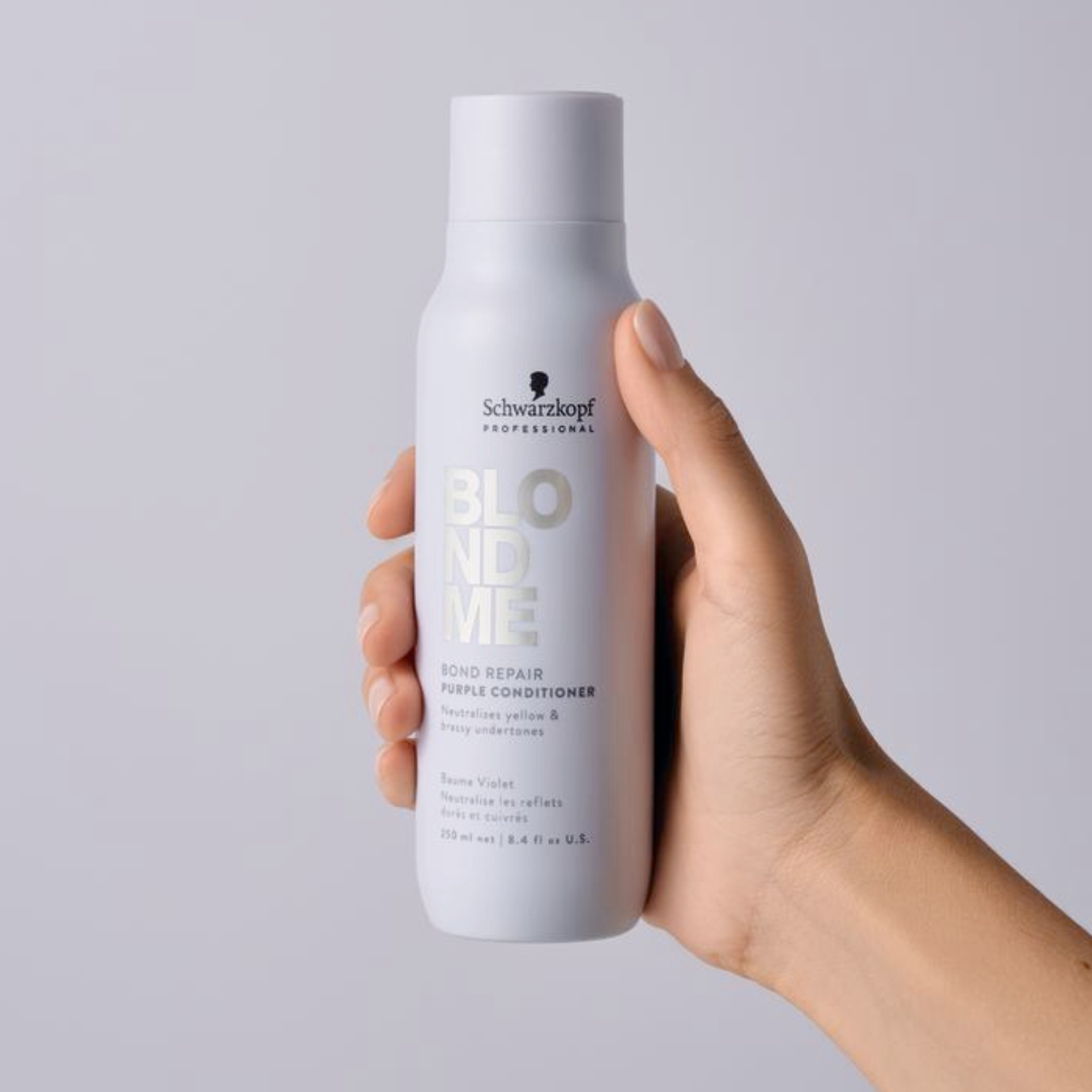 Schwarzkopf Professional BLONDME Bond Repair Lila Shampoo - 300 ml