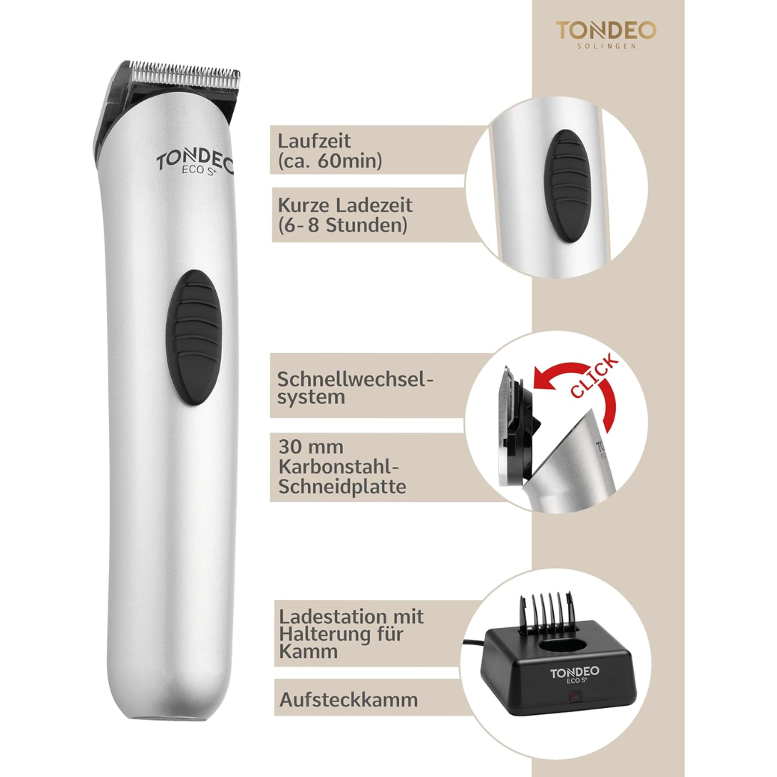 Tondeo Eco-S+ Tondeuse à Cheveux