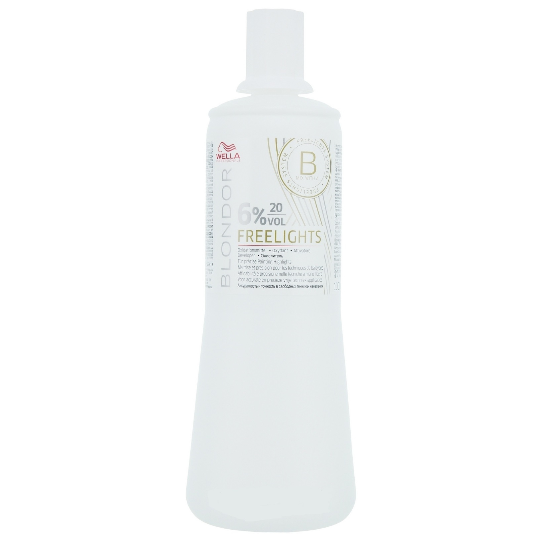 CT-10103_WELLA Professionals BLONDOR Freelights Entwickler  1000 ml > 6 % 20 Vol.