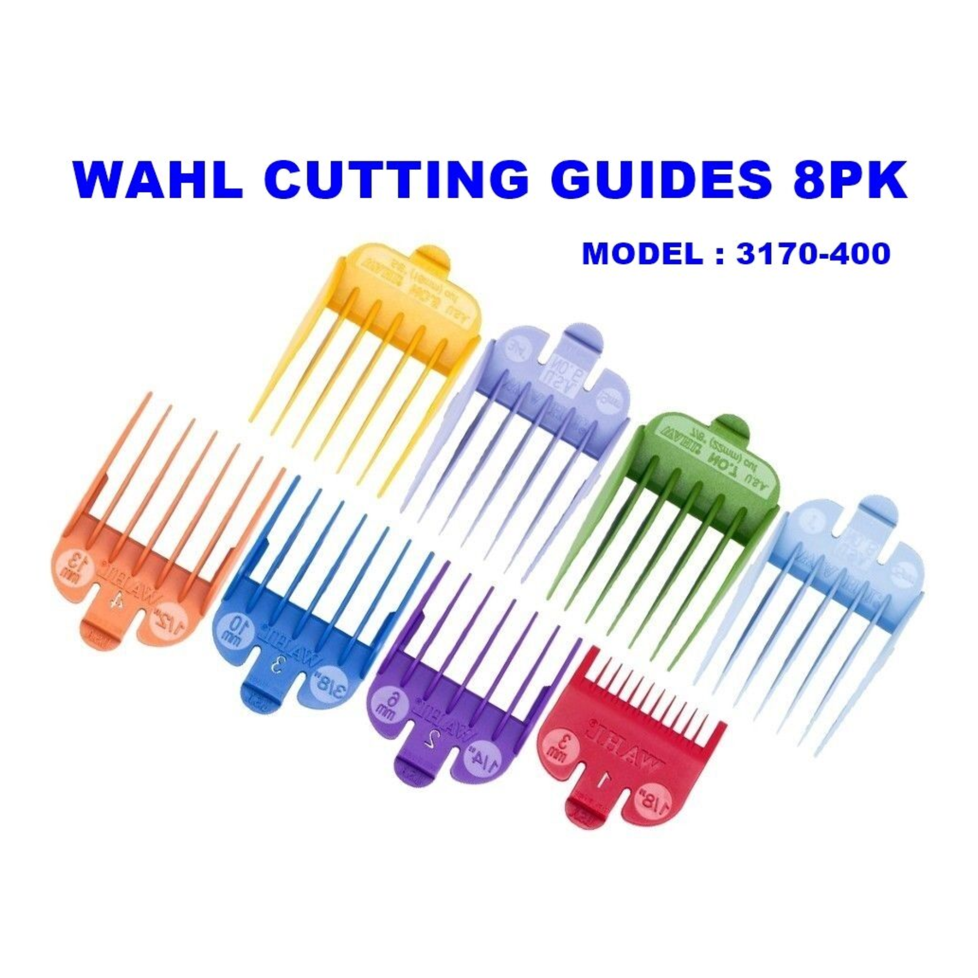 CT-16833_Wahl Plastikaufsteckkamm 3/6/10/13/16/19/22/25 mm