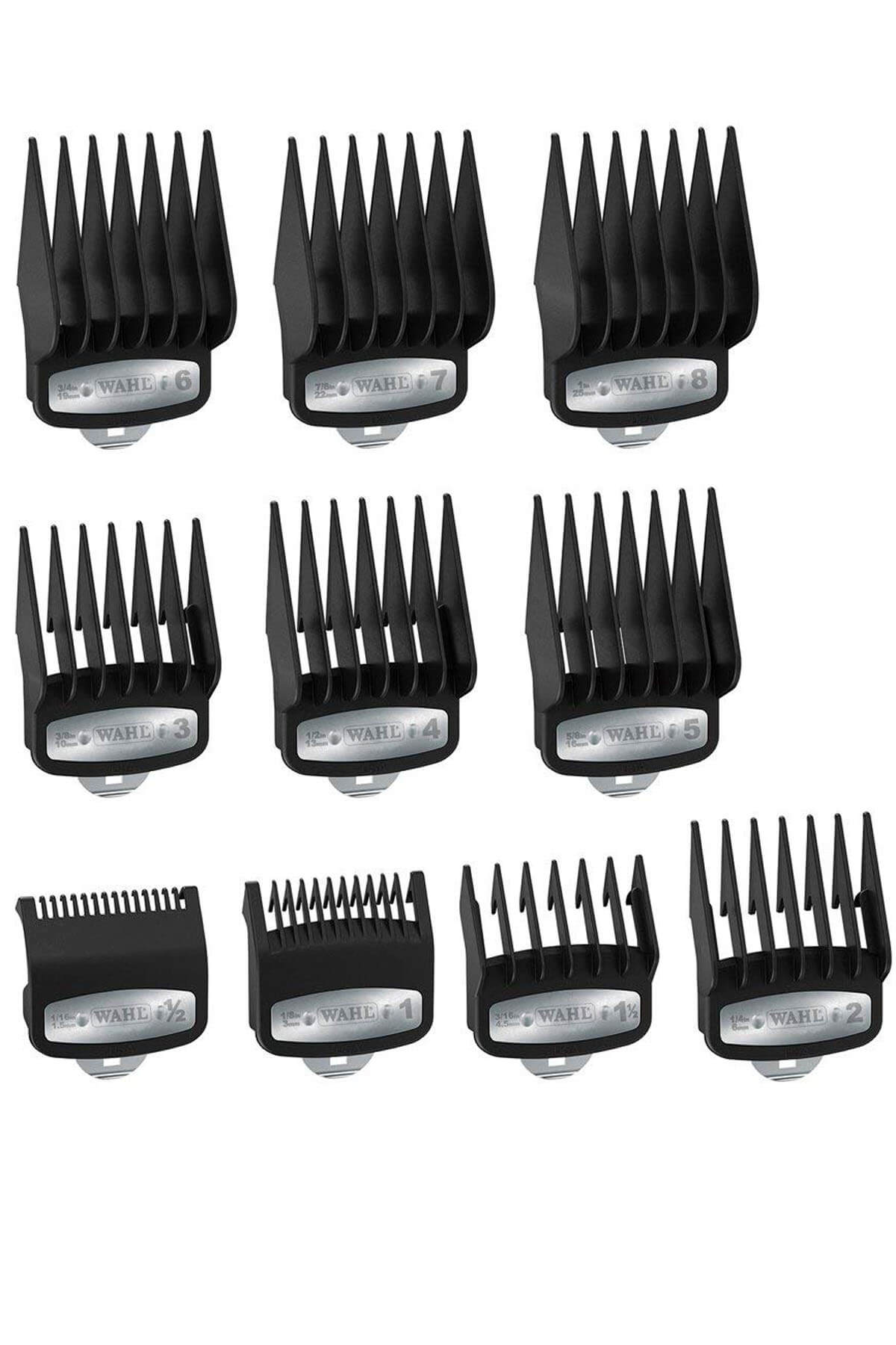 WAHL Premium Aufsteckkämme (10 Kämme)