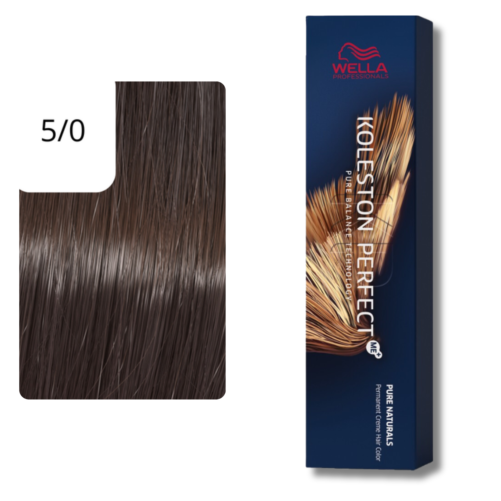 CT-17758.3__Wella Koleston Perfect Me+ Pure Naturals Haarfarbe - 5/0 hellbraun