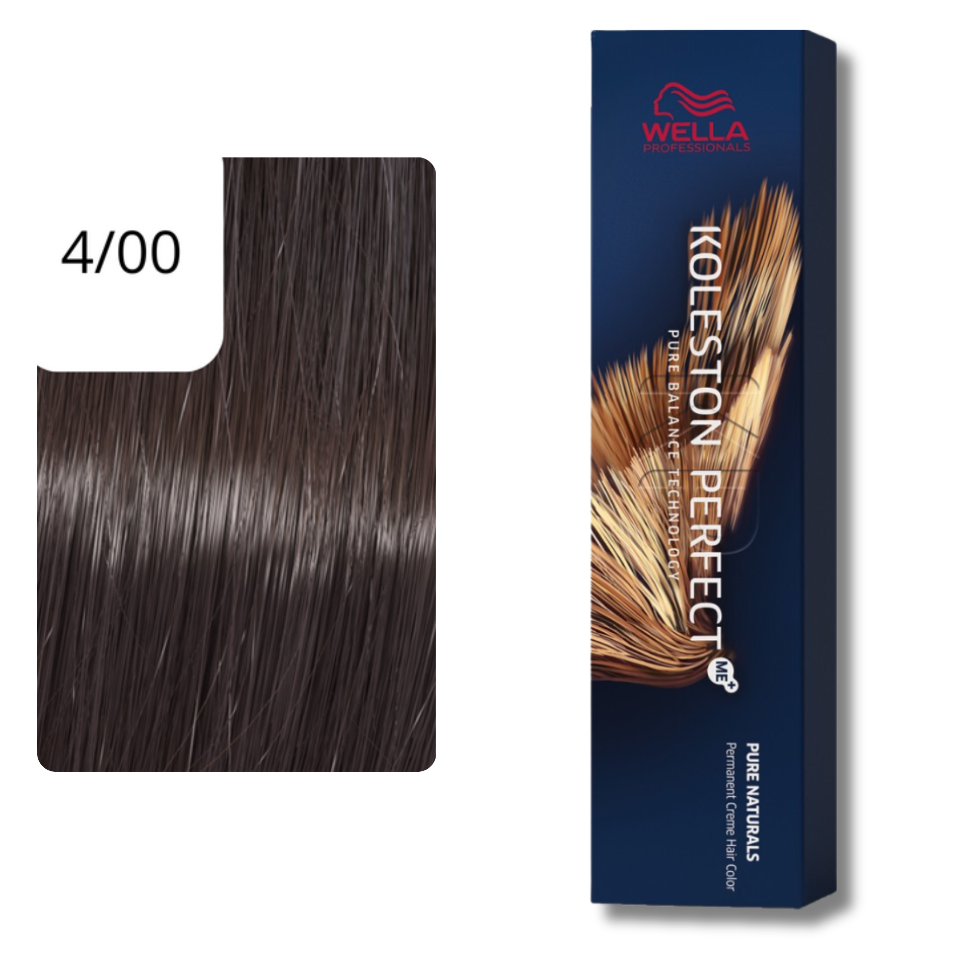 CT-10763.20_CT-10763.3_Wella Koleston Perfect Me+ Pure Naturals Haarfarbe - 4/00 mittelbraun natur