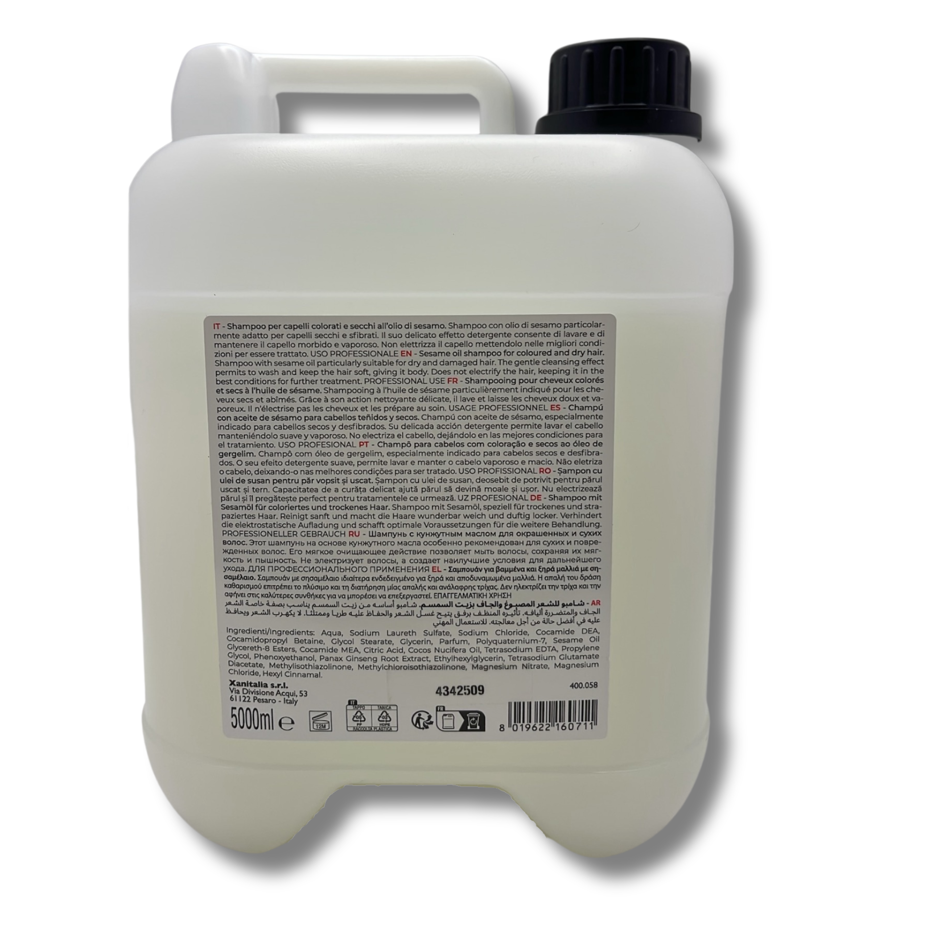 CT-14980.3_XanitaliaPro Herfit Pro Sesam Shampoo 5 L