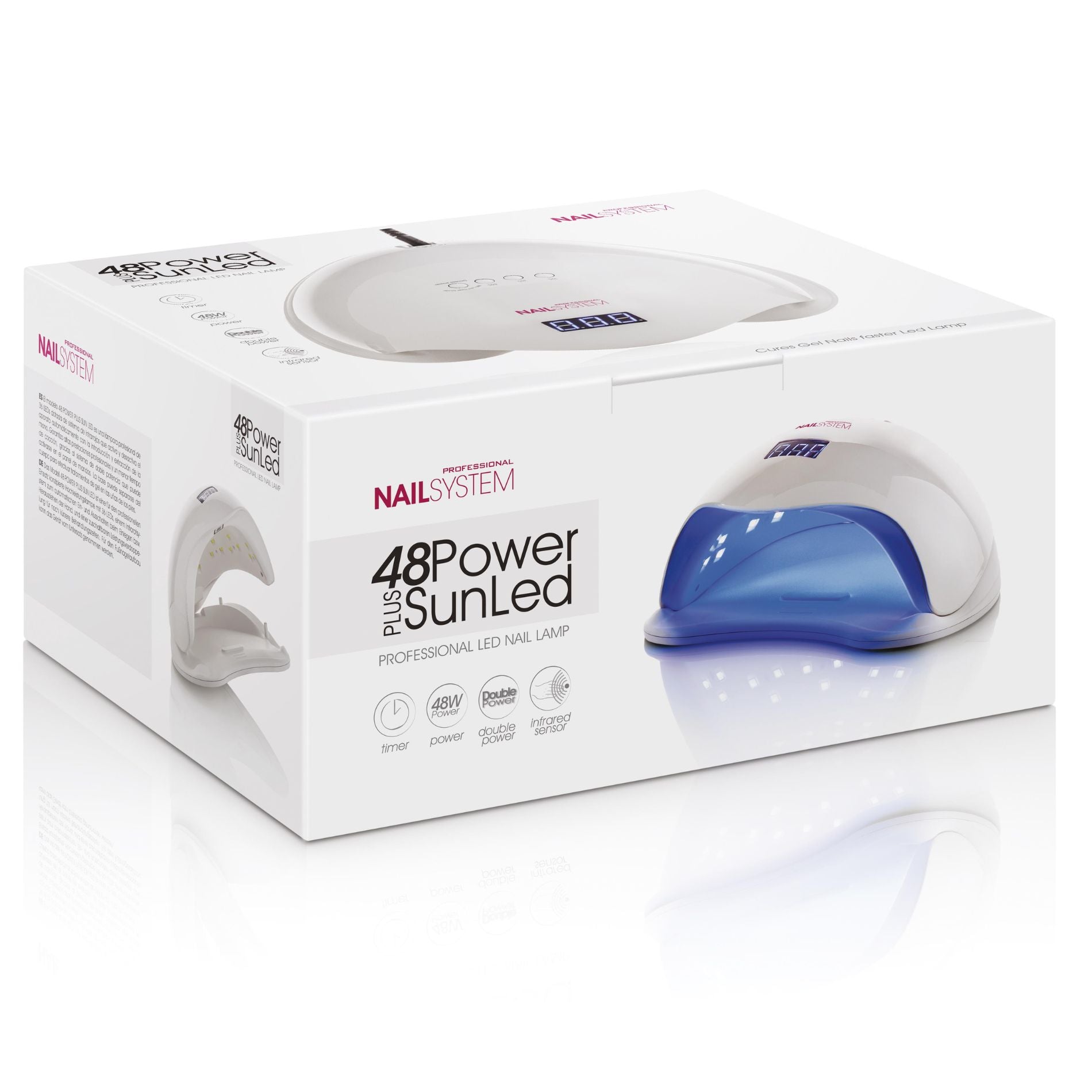 CT-14728_XanitaliaPro 48 POWER PLUS SUN LED Nageltrockner für Gele