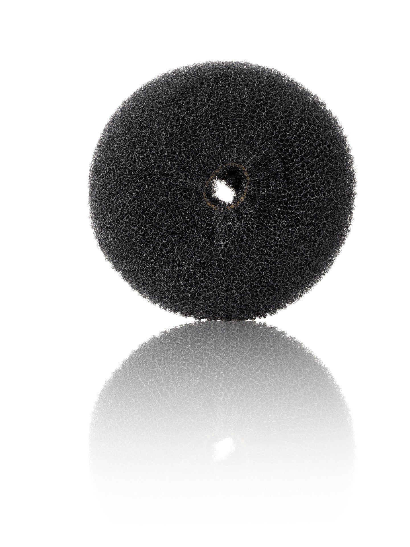 CT-12961_XanitaliaPro Duttkissen Rund für Frisuren - Schwarz 140 mm