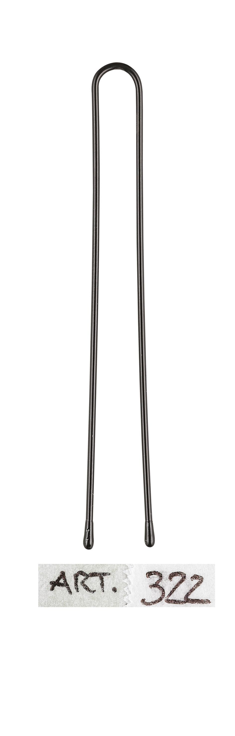 CT-12919_XanitaliaPro RECORD LIFE Haarnadeln Glatt - Schwarz & PVC-Schachteln zu 250 g
