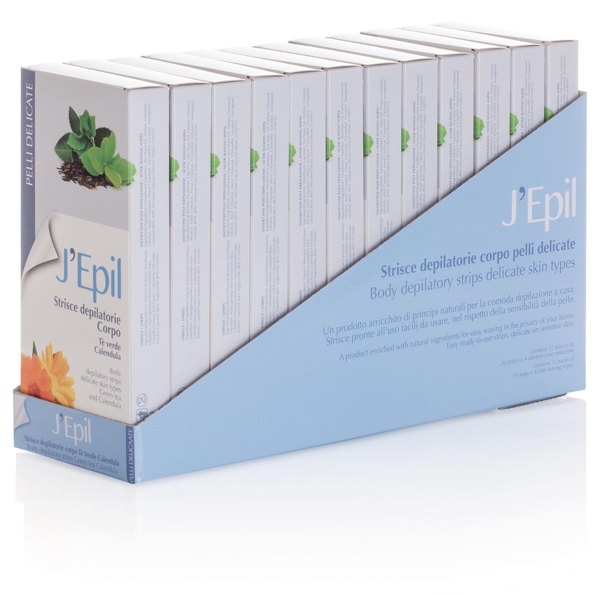 CT-14745_XanitaliaPro XanitaliaPro J’Epil Enthaarungsstreifen Sensitive 12 Stk
