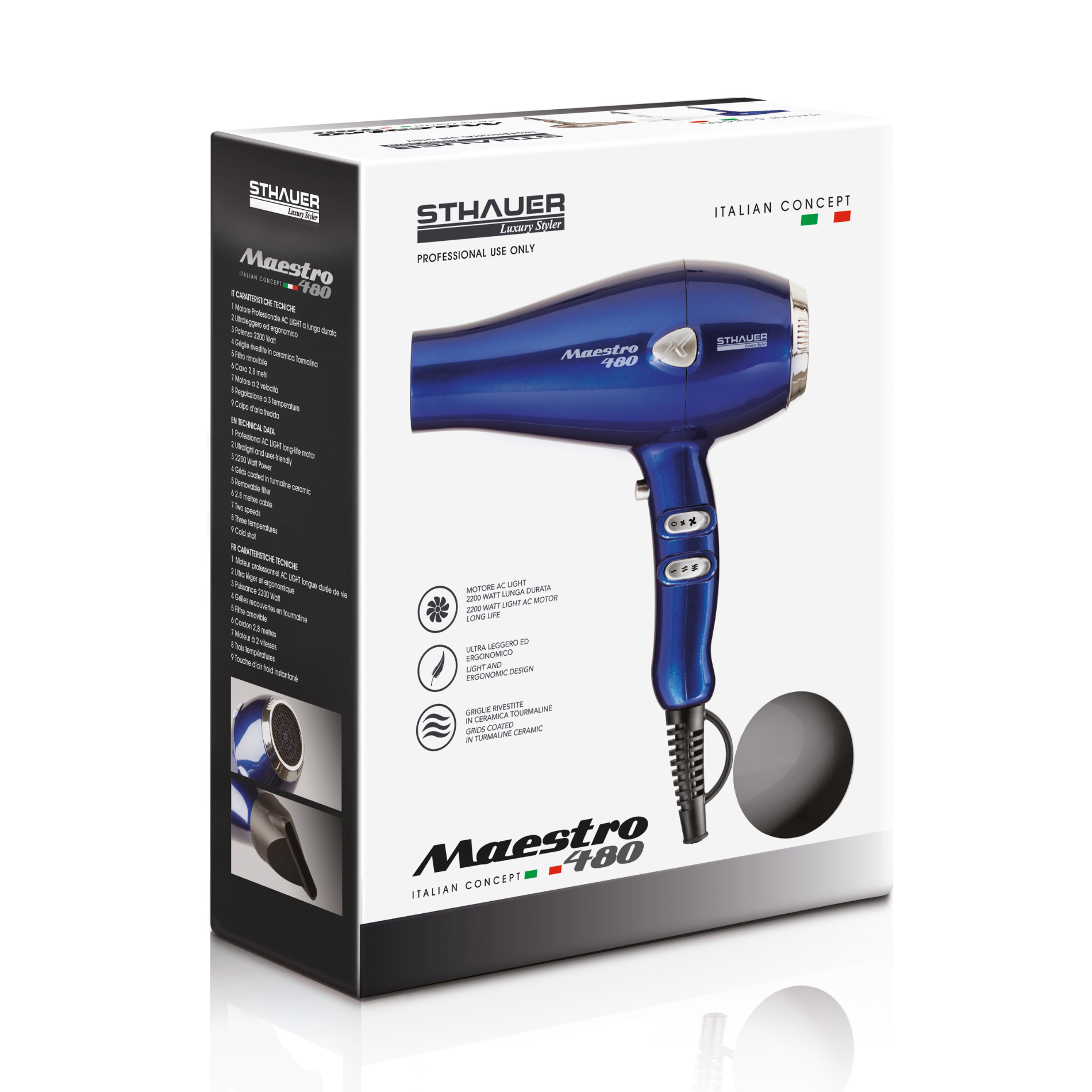 Xanitalia Professioneller Haartrockner Maestro 480