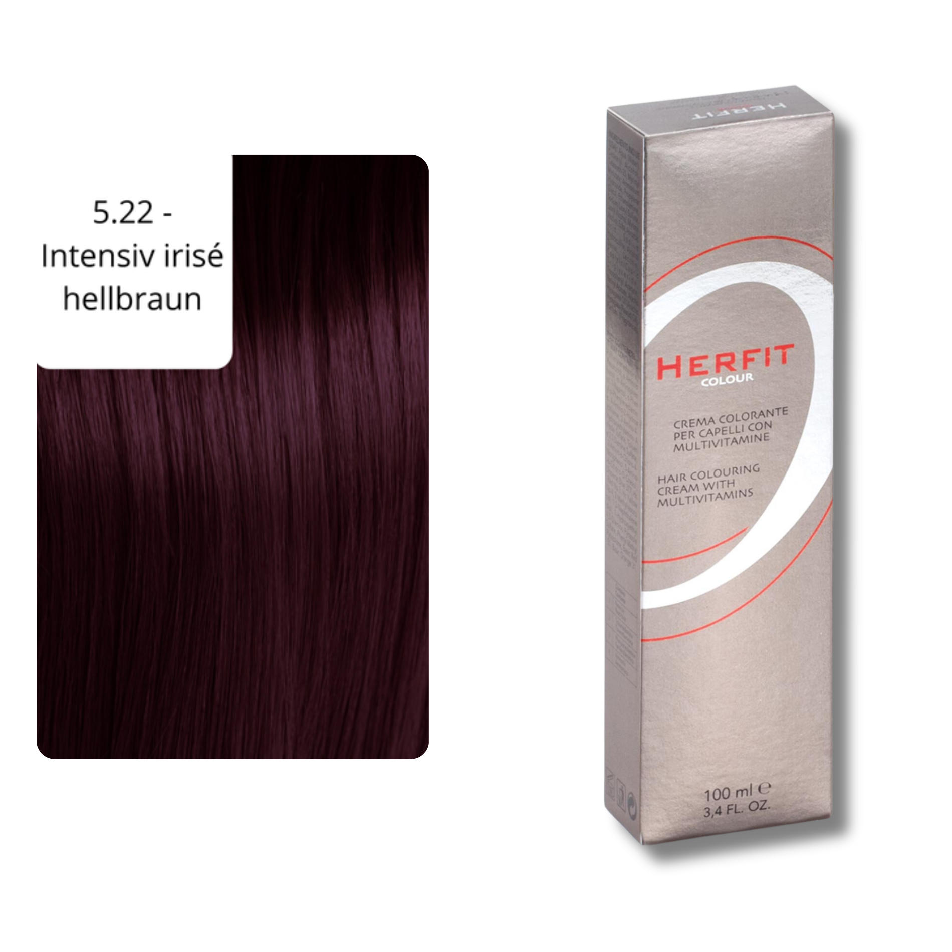 CT-14533.51_Xanitaliapro Haarfärbe-Creme mit Multi-Vitaminen - 100ml - 5.22 Intensiv Irisé Hellbraun