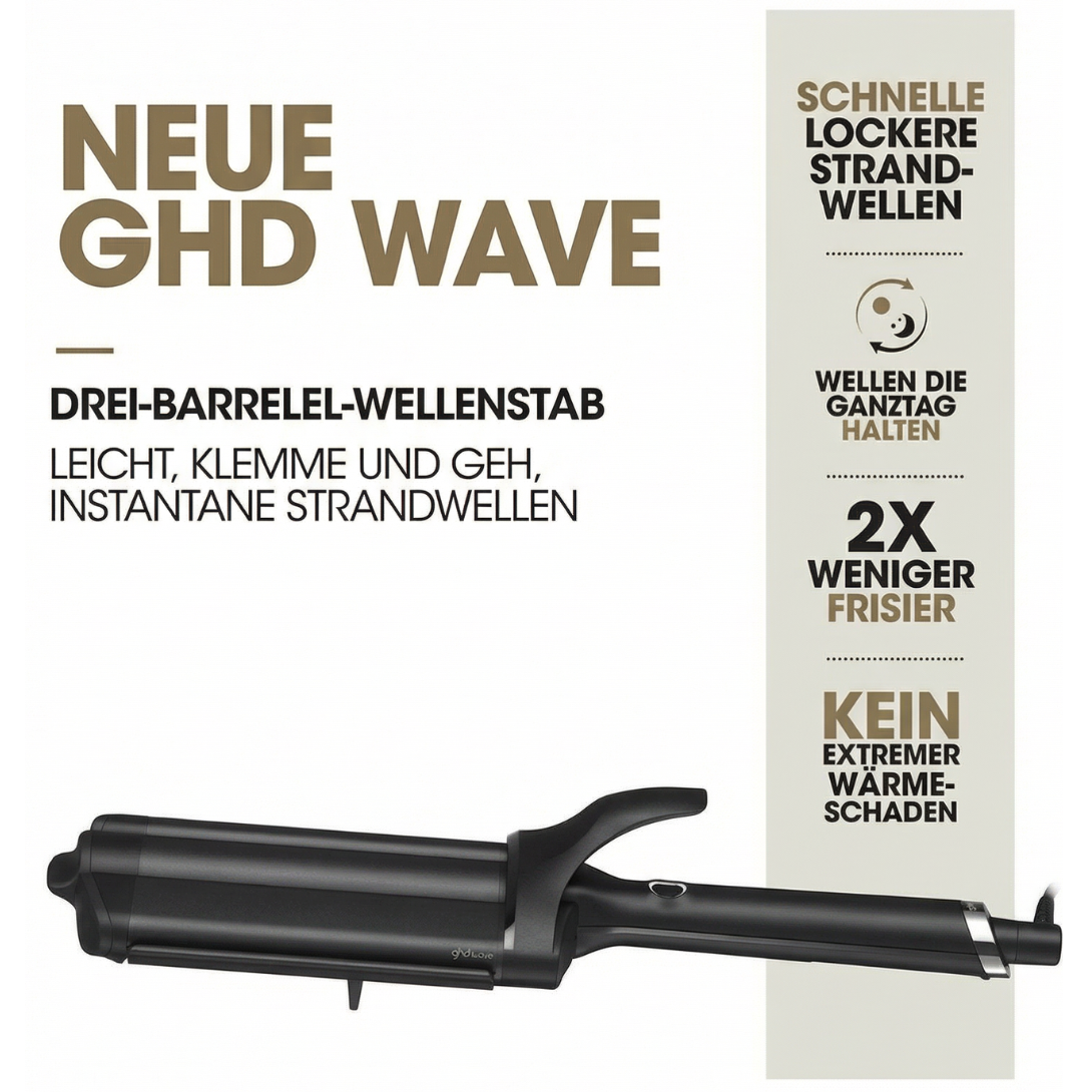 ghd Wave Triple Barrel Curling Iron