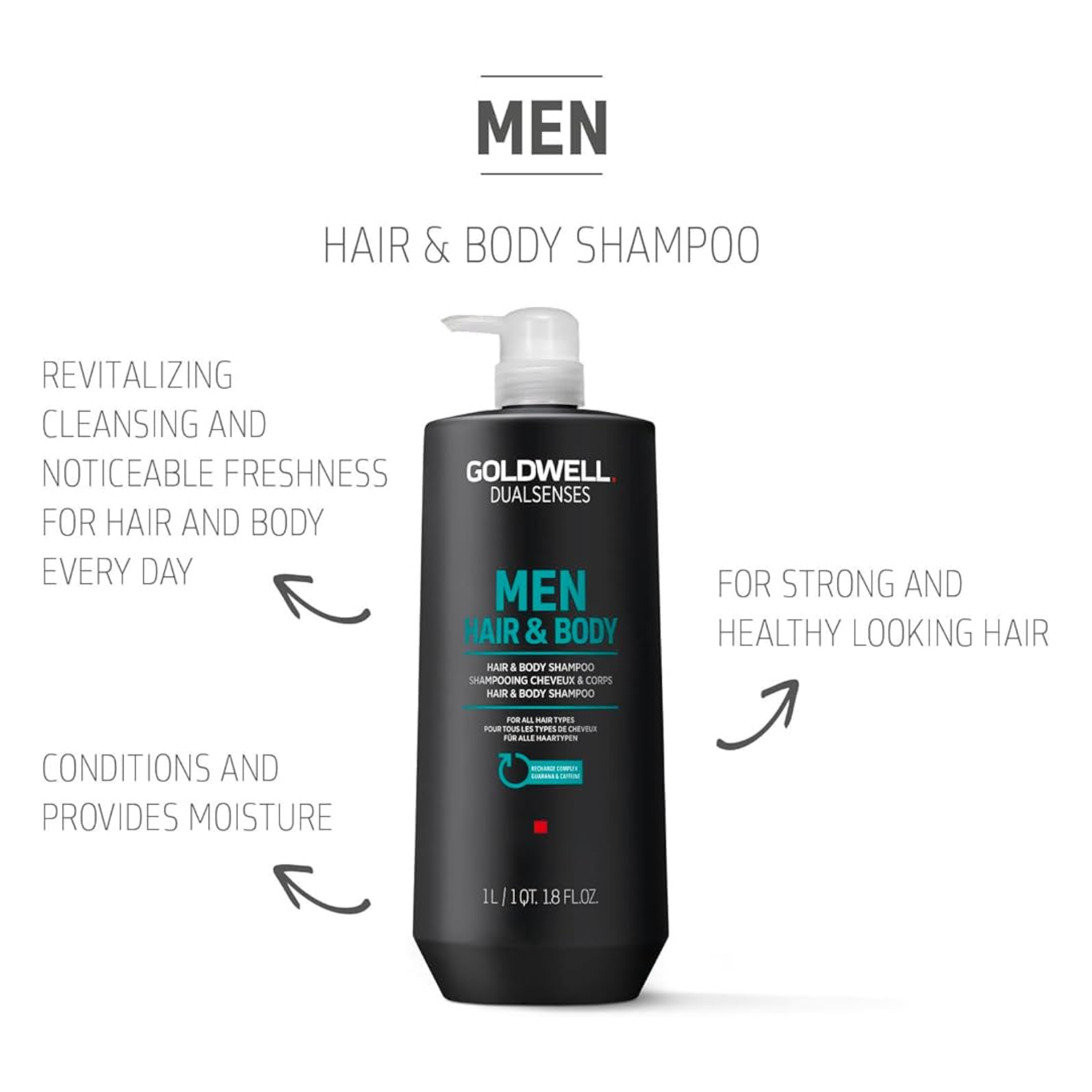 Goldwell Dualsenses Men Hair & Body Shampoo