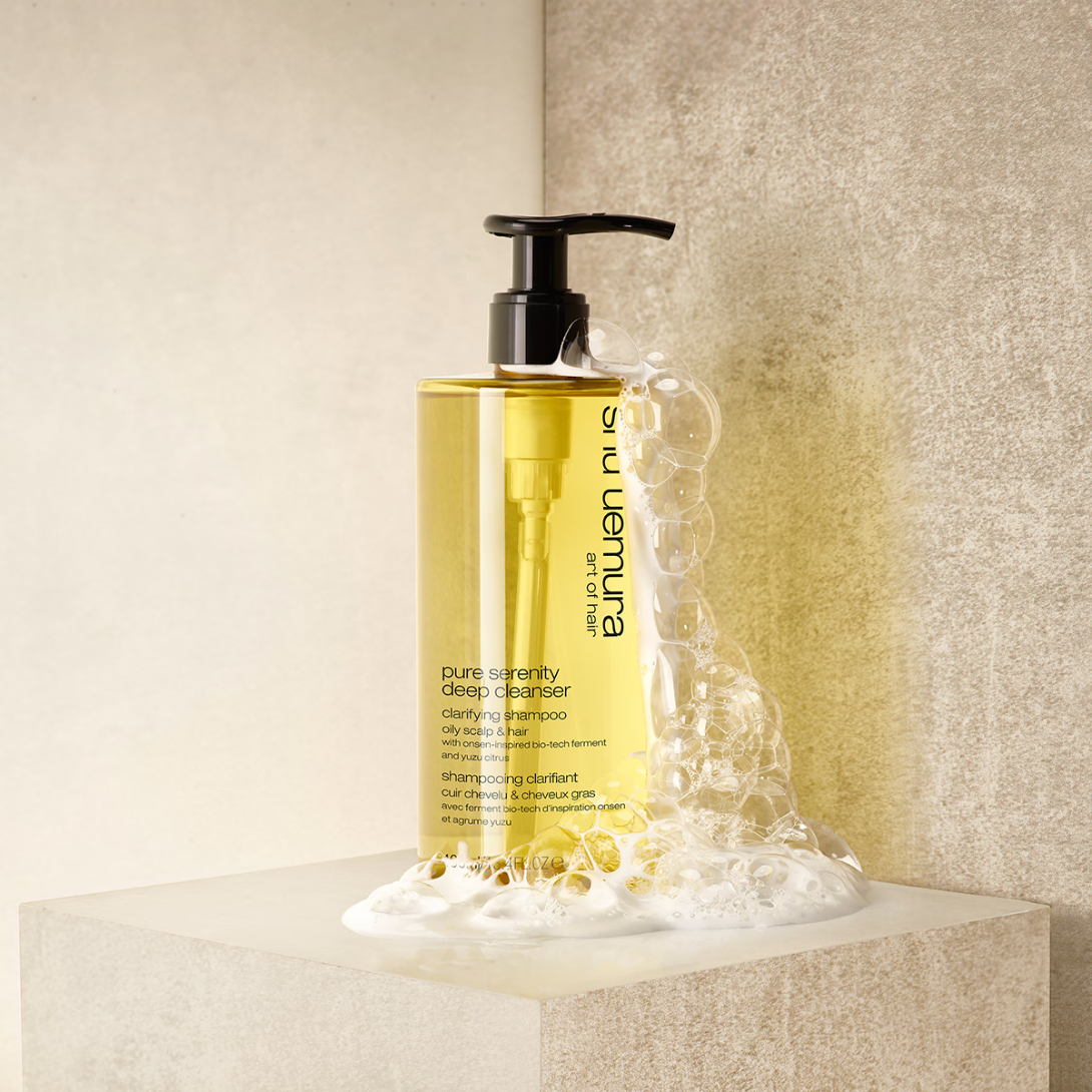 shu uemura Pure Serenity Deep Cleanser For Oily Scalp & Hair Shampoo 